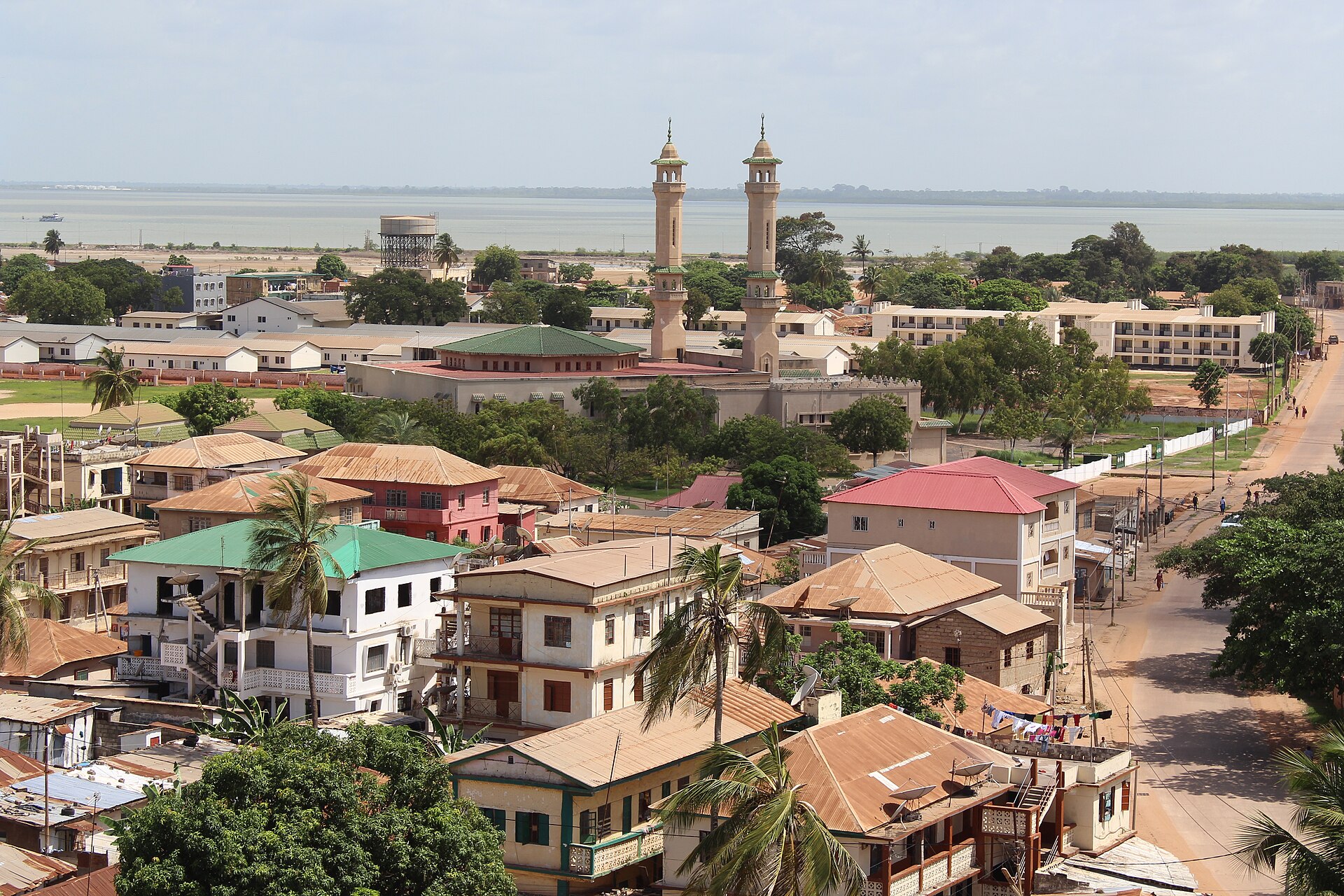Imagem de referência relacionada a Banjul, item descrito como capital da Gâmbia