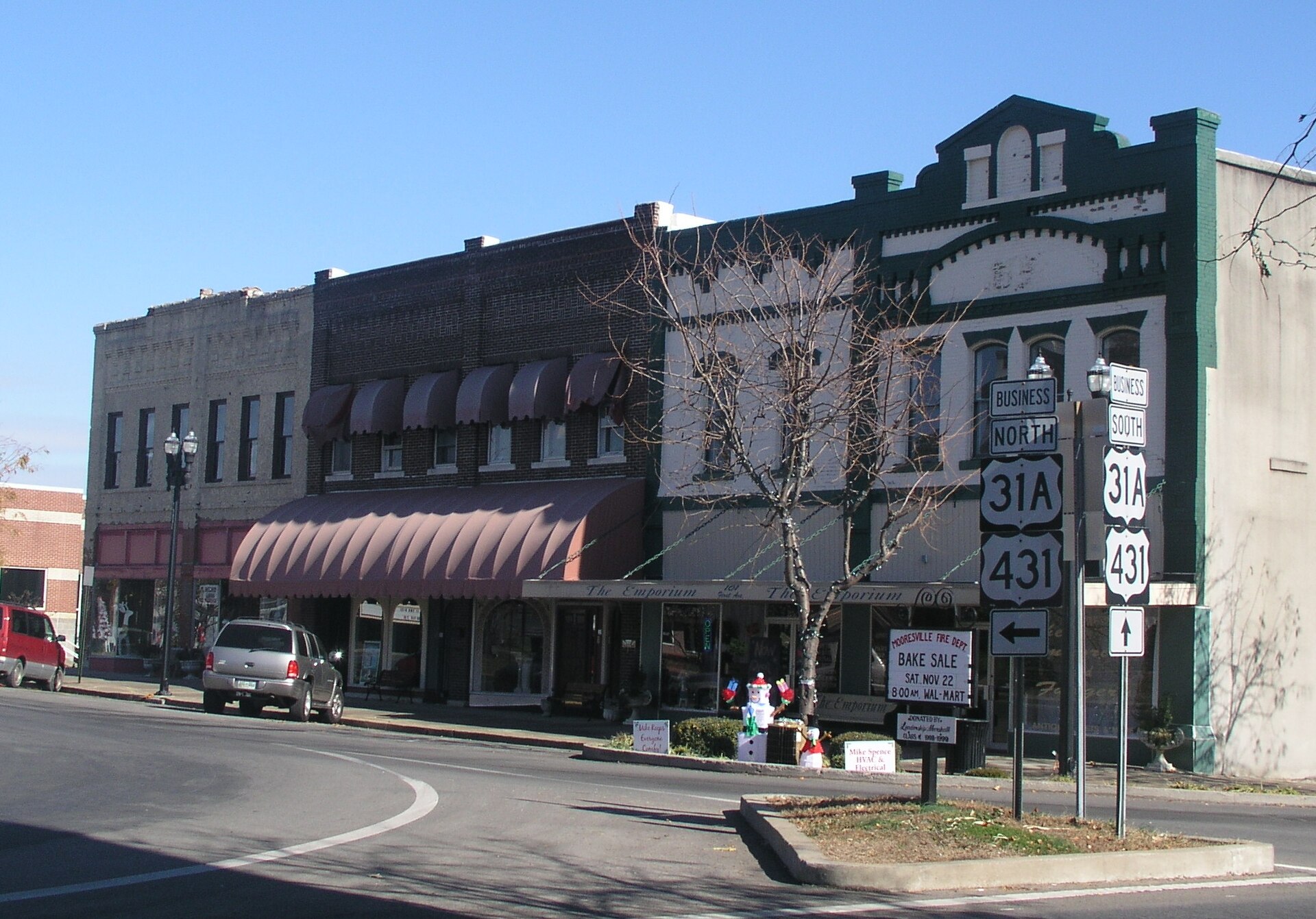 Imagem de referência de Lewisburg, descrito nos dados abertos como cidade norte-americana