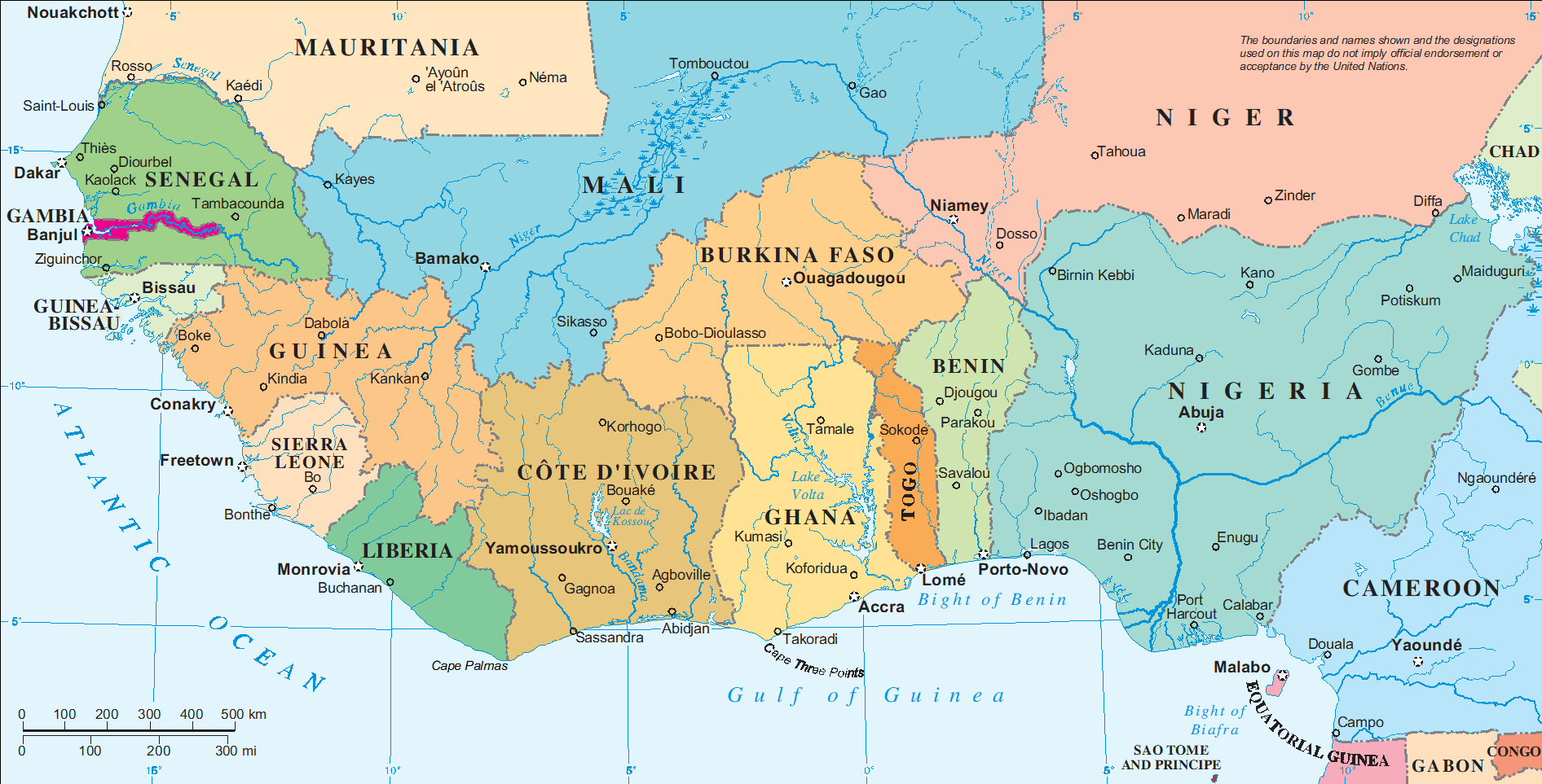Imagem de referência de África Ocidental, descrito nos dados abertos como região do oeste da África