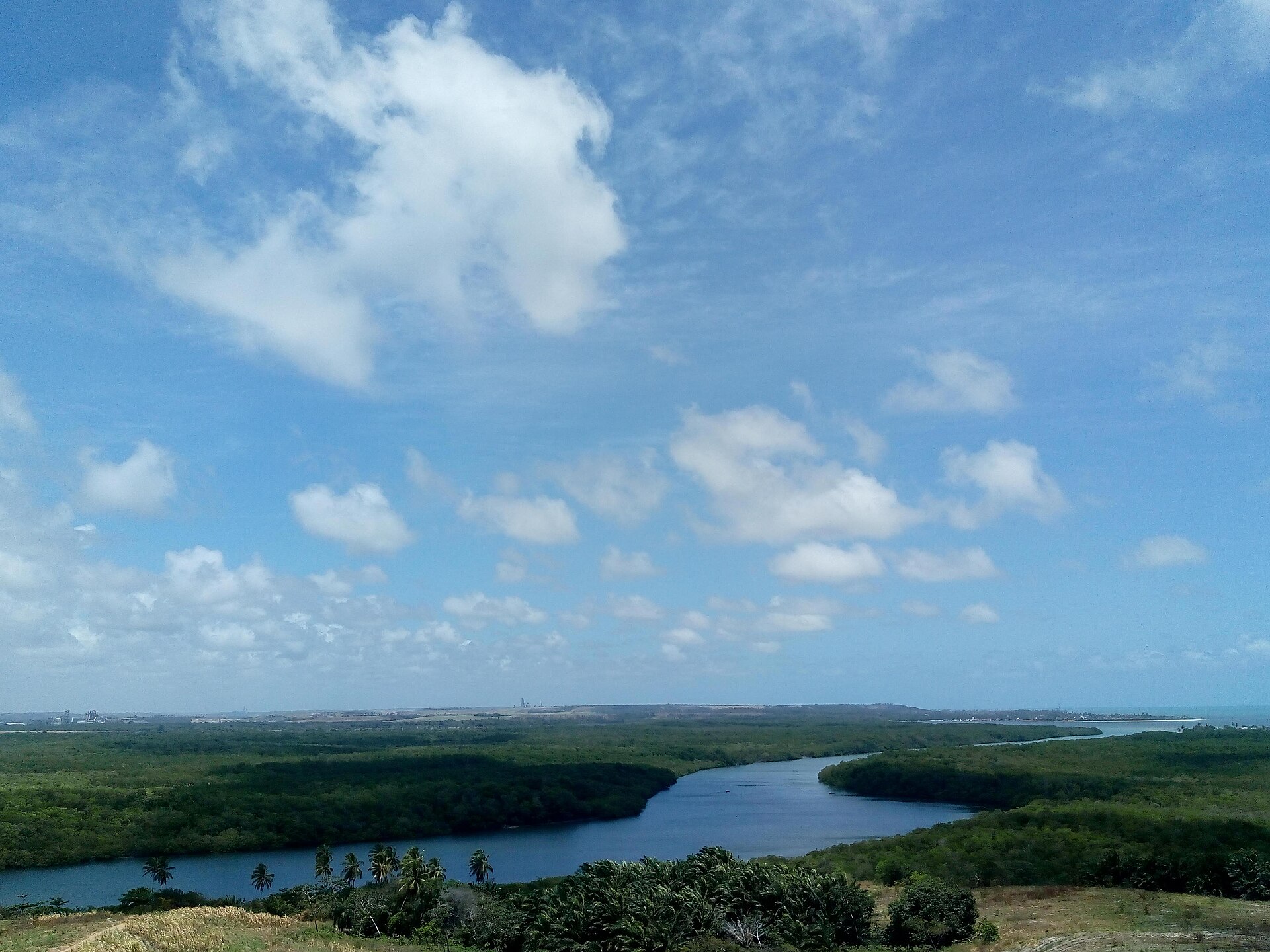 Imagem de referência de Reserva Extrativista Acaú-Goiana, descrito nos dados abertos como reserva Extrativista Acaú-Goiana de nível Federal, localizado (a) em Caaporã (PB), Pitimbu (PB), Goiana (PE)