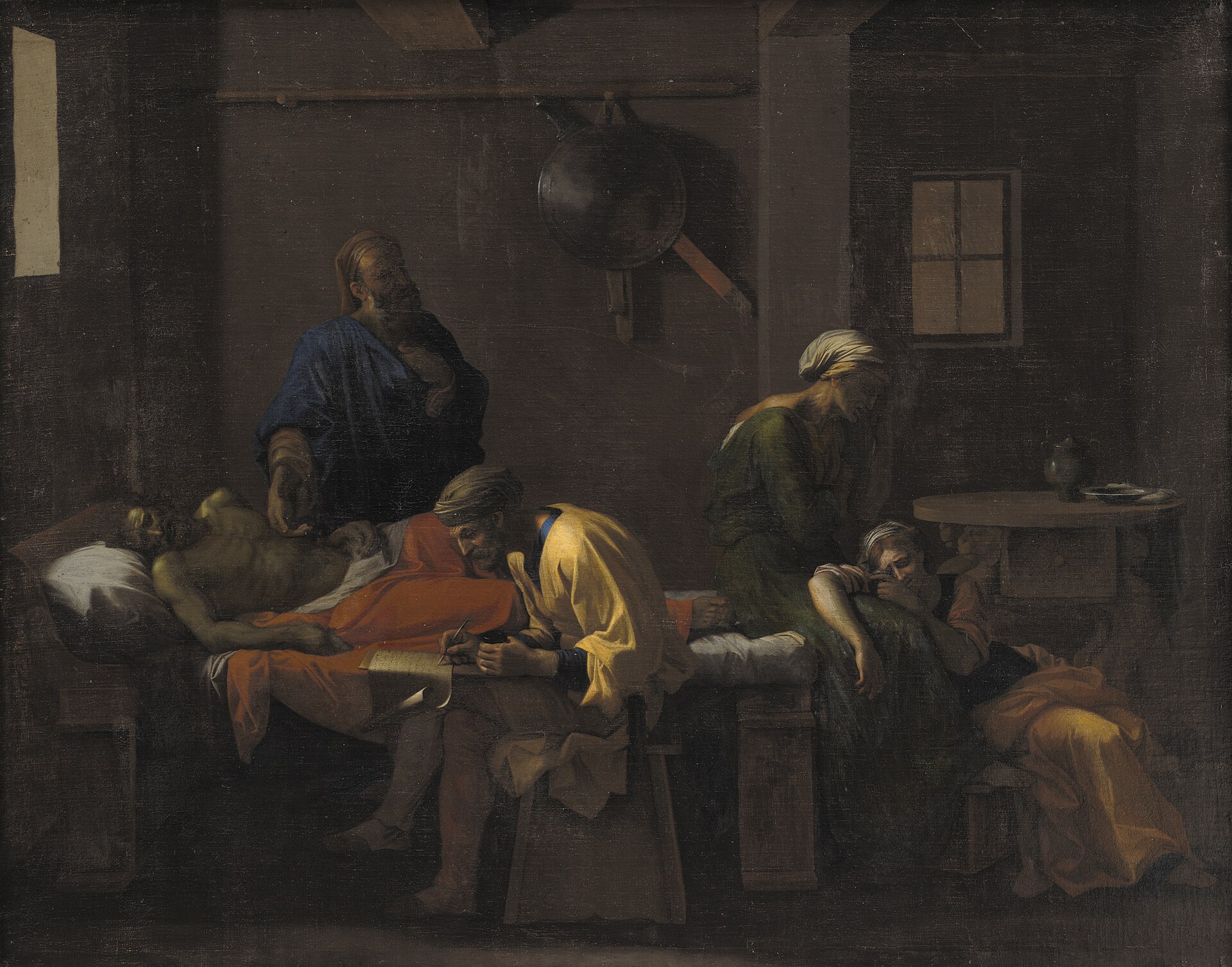 Imagem de referência de O Testamento de Eudamidas, descrito nos dados abertos como pintura de Nicolas Poussin