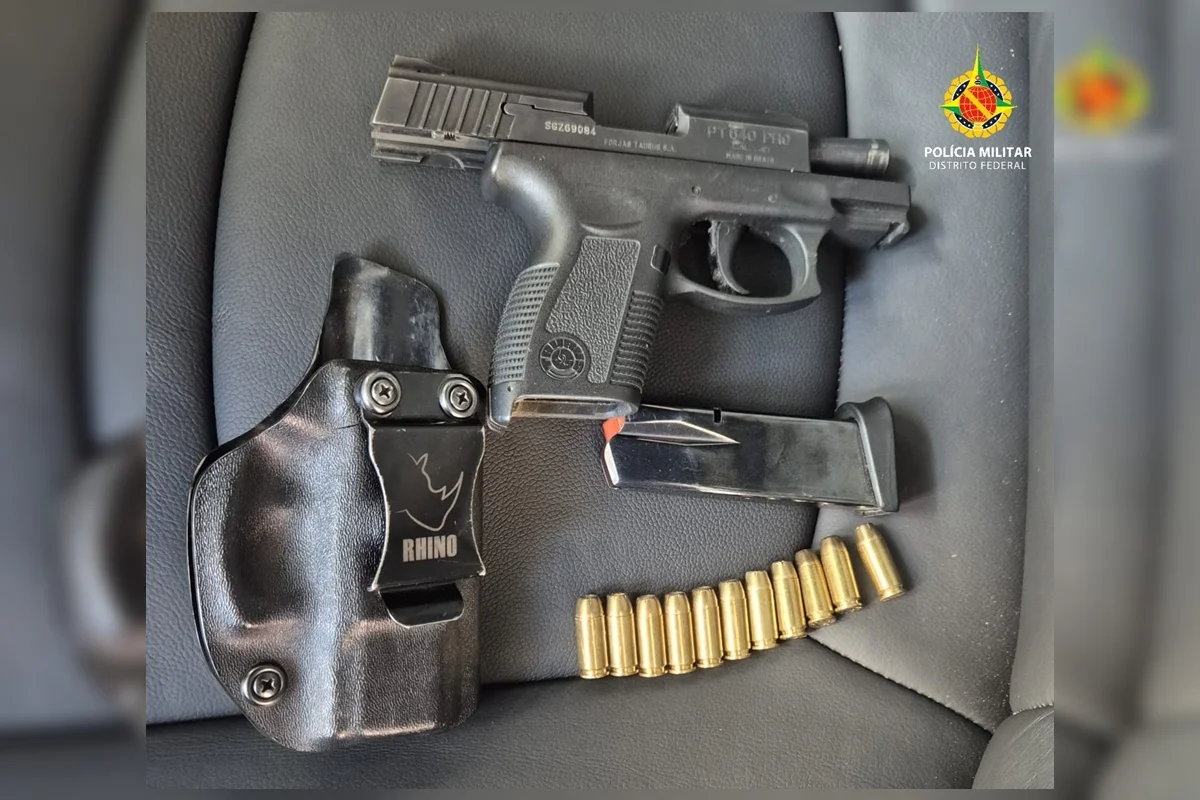 Homem atira contra motociclista após discussão de trânsito em Águas Claras