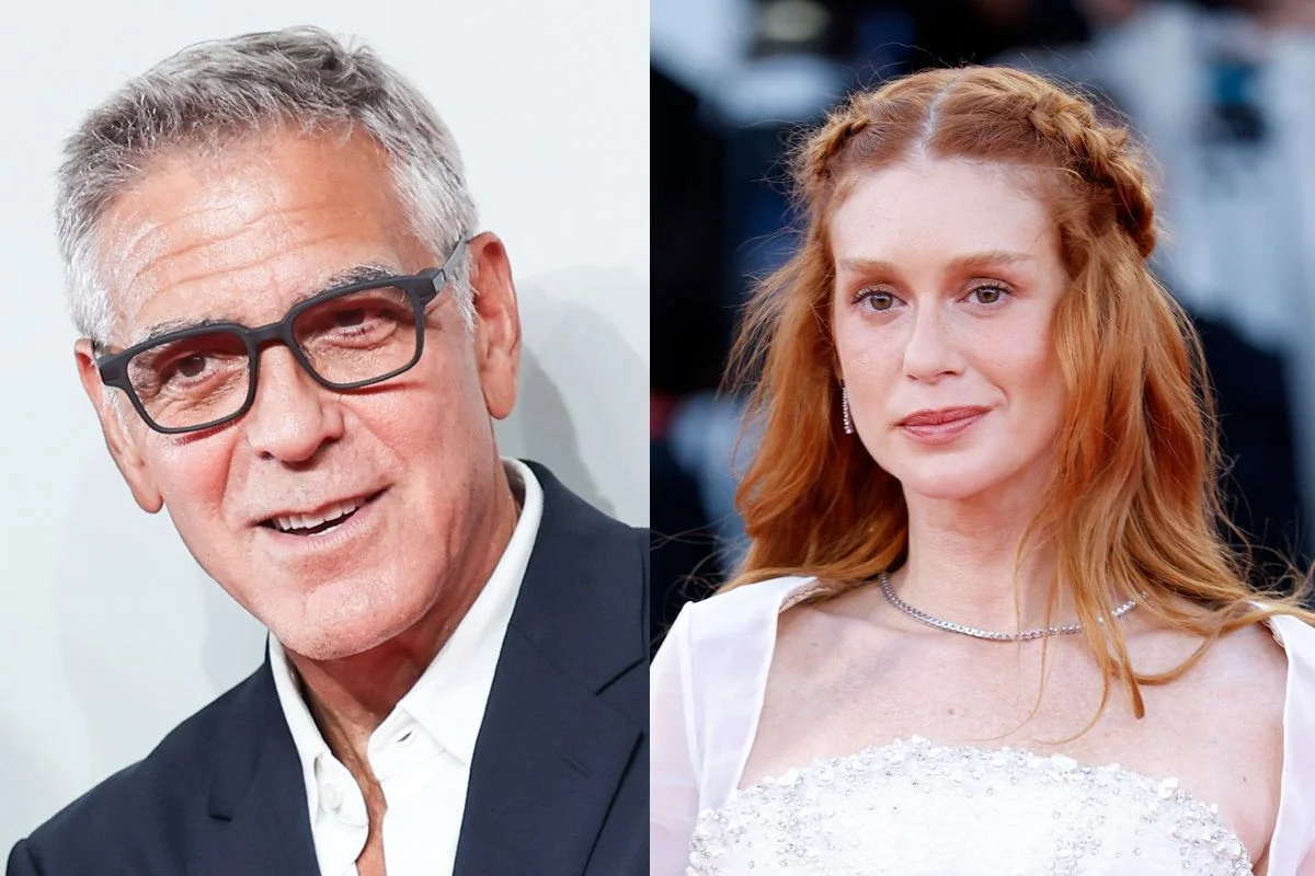 George Clooney e Marina Ruy Barbosa no Festival de Veneza