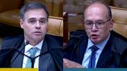 Gilmar diz que é ‘impressionante desfaçatez’ de Mendonça, que responde aos gritos no plenário do STF