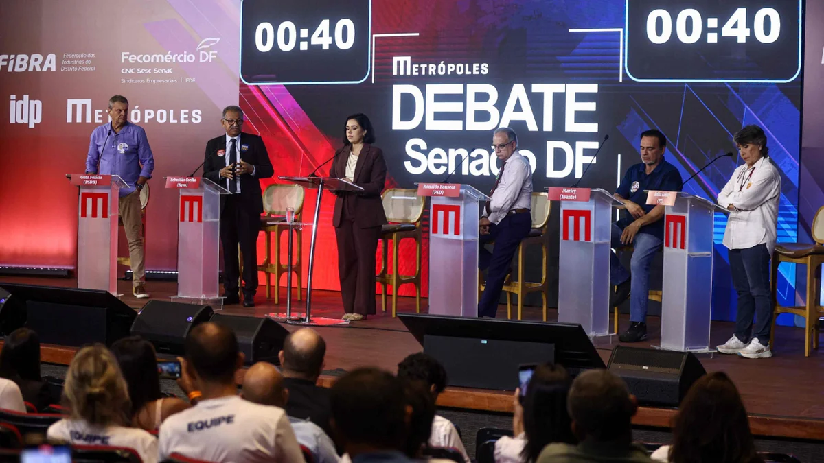 Candidatos ao Senado pelo DF avaliam debate promovido pelo Metrópoles