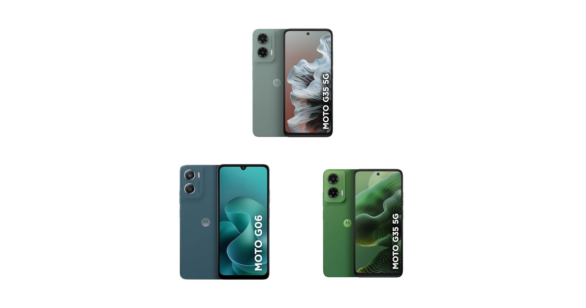 Motorola em promoção: veja uma seleção de smartphones com 5G, câmera com IA e bateria robusta