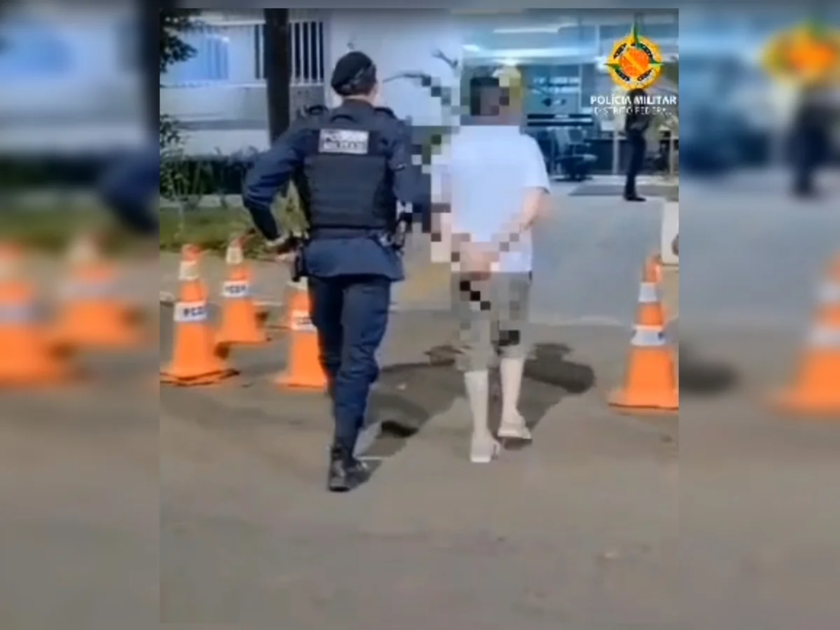 Homem é preso após mostrar partes íntimas para crianças no Lago Sul