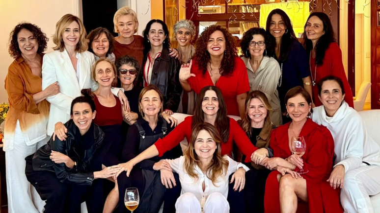 Malu Mader reúne time de amigas famosas para comemorar aniversário de 60 anos