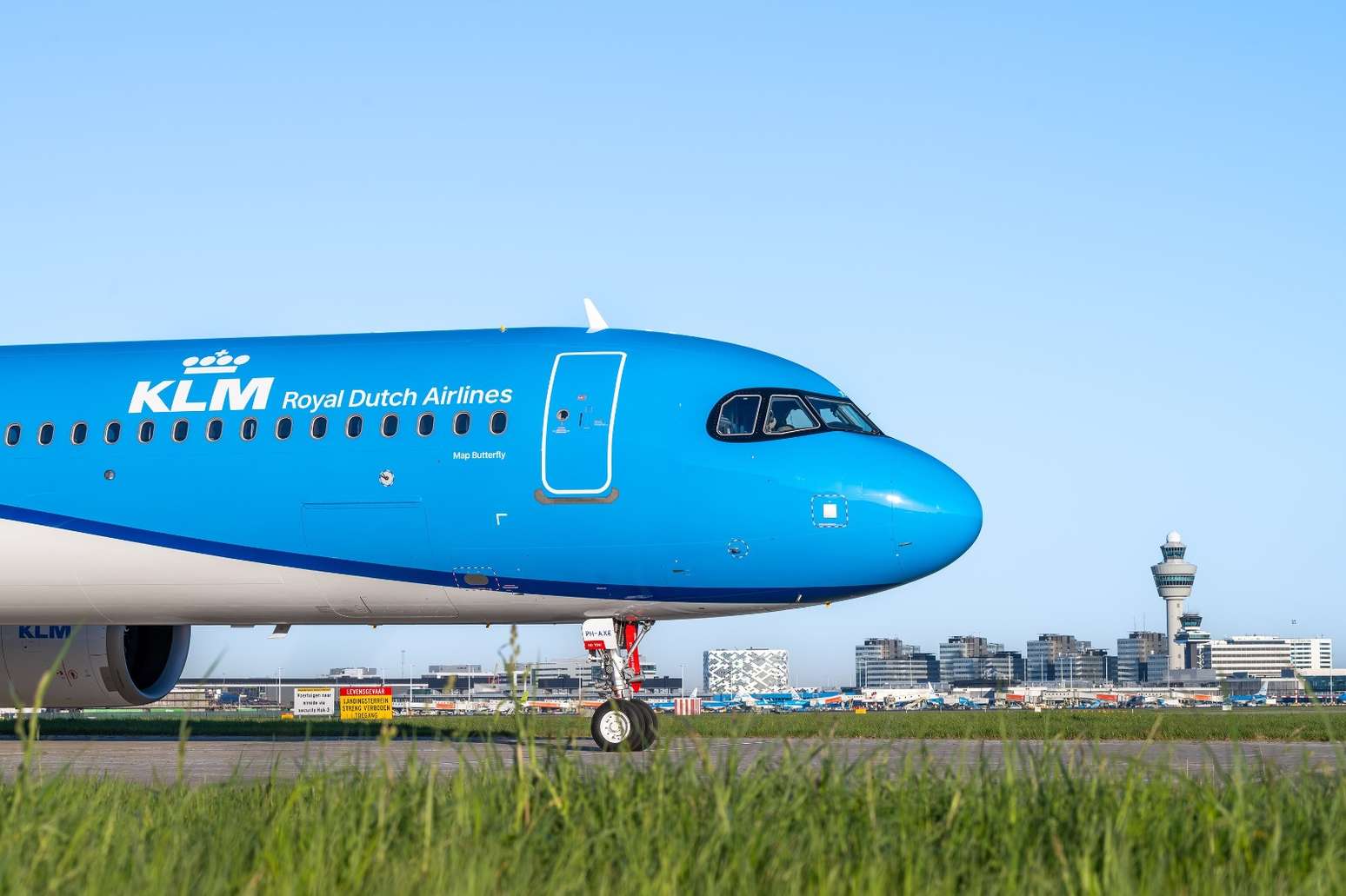 Avião da companhia aérea holandesa KLM