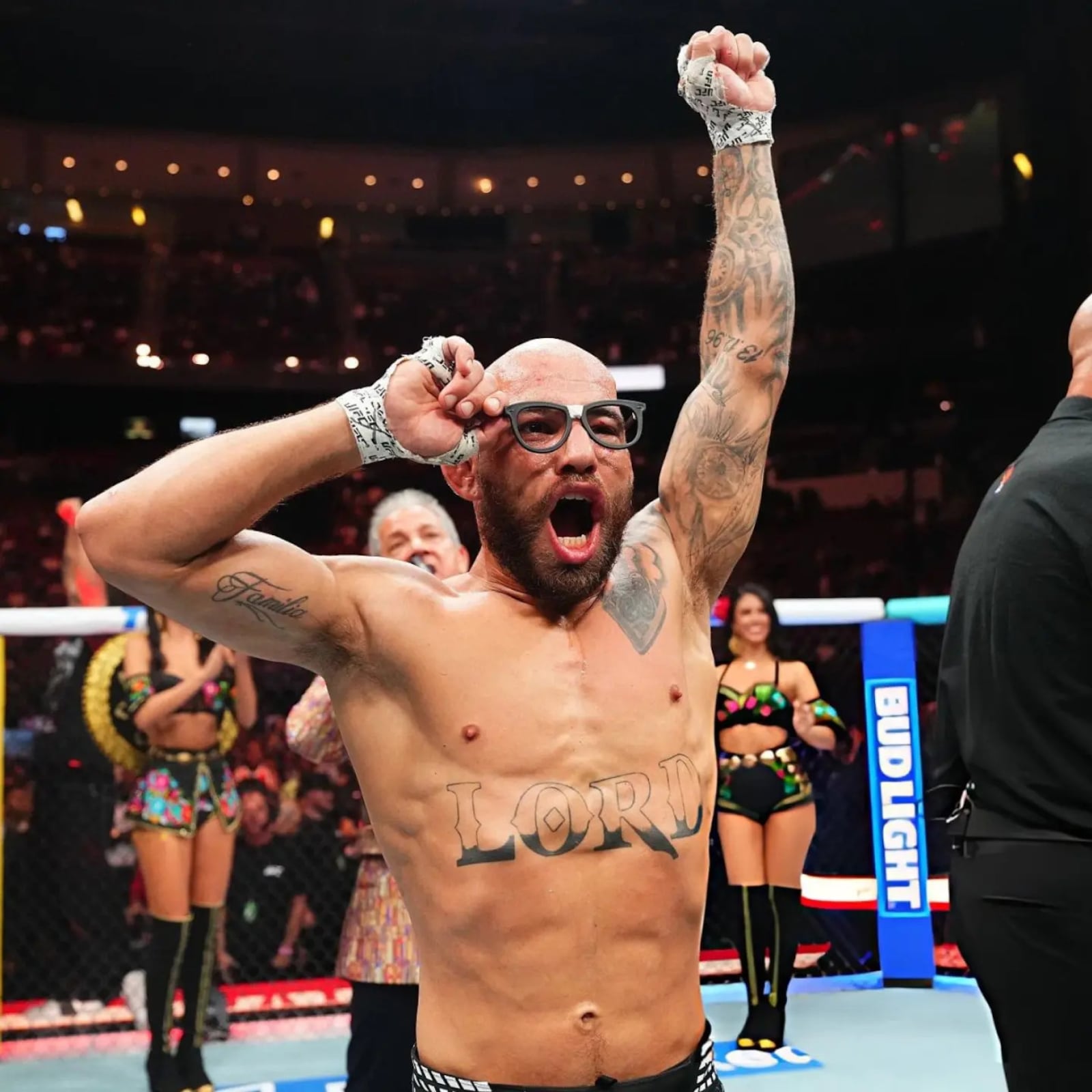Jean Silva comemora mais uma vitória no UFC Reprodução/Instagram/@jeansilvamma