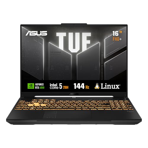 ASUS TUF Gaming F16 Intel Core 5, RTX 4050, 8 GB, 512 GB SSD, KeepOS, 16.0'' FHD, Mecha Gray