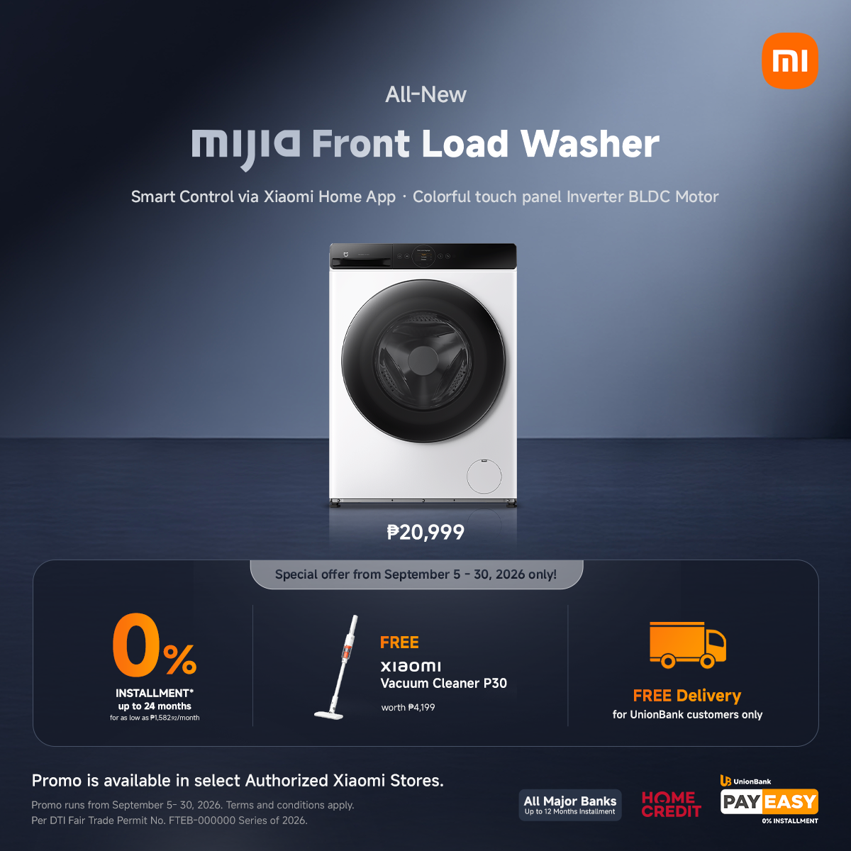 Mijia Front Load Washer 9KG