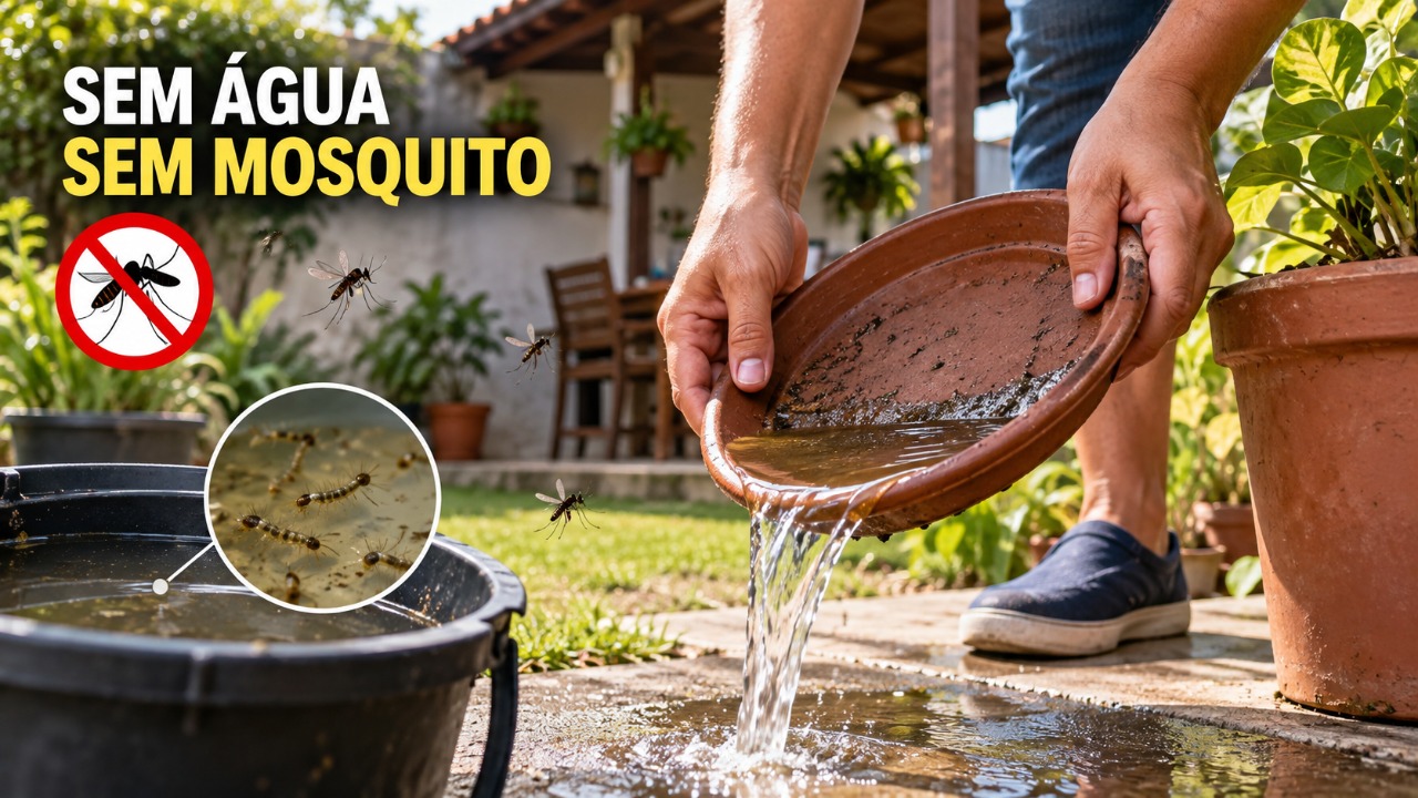 Especialistas em vigilância vetorial concordam: “A melhor maneira de manter os mosquitos longe do seu quintal não é usando sistemas automáticos de nebulização, mas eliminando a água parada onde as larvas se desenvolvem.”