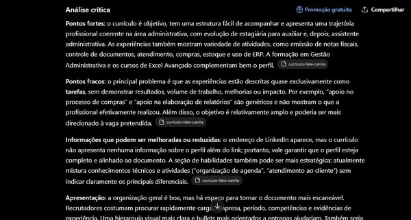 Prompt para melhorar o currículo: 10 opções para deixá-lo mais profissional