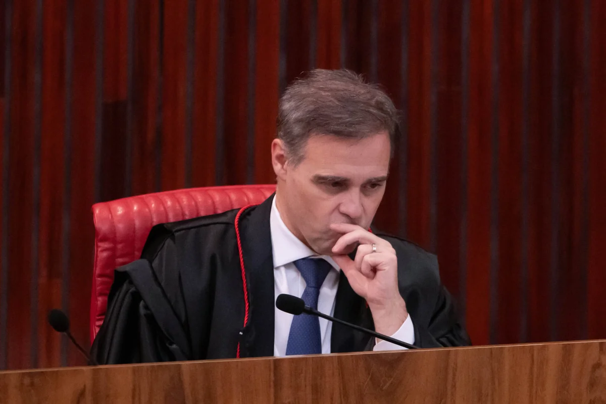 Ministro Andre Mendonca durante sessão no Tribunal Superior Eleitoral TSE Metropoles 7