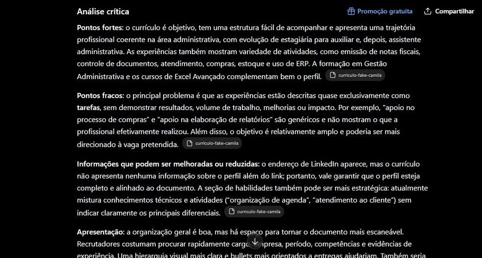 Prompt para melhorar o currículo: 10 opções para deixá-lo mais profissional