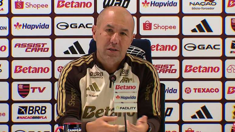"Se houvesse justiça, seria 10 a 1": Leonardo Jardim é sincero sobre Flamengo x Corinthians
