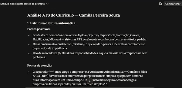 Prompt para melhorar o currículo: 10 opções para deixá-lo mais profissional