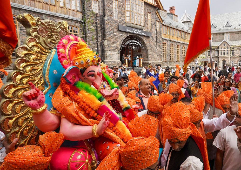 EM FOTOS: Celebrações do Ganesh Chaturthi em toda a Índia
