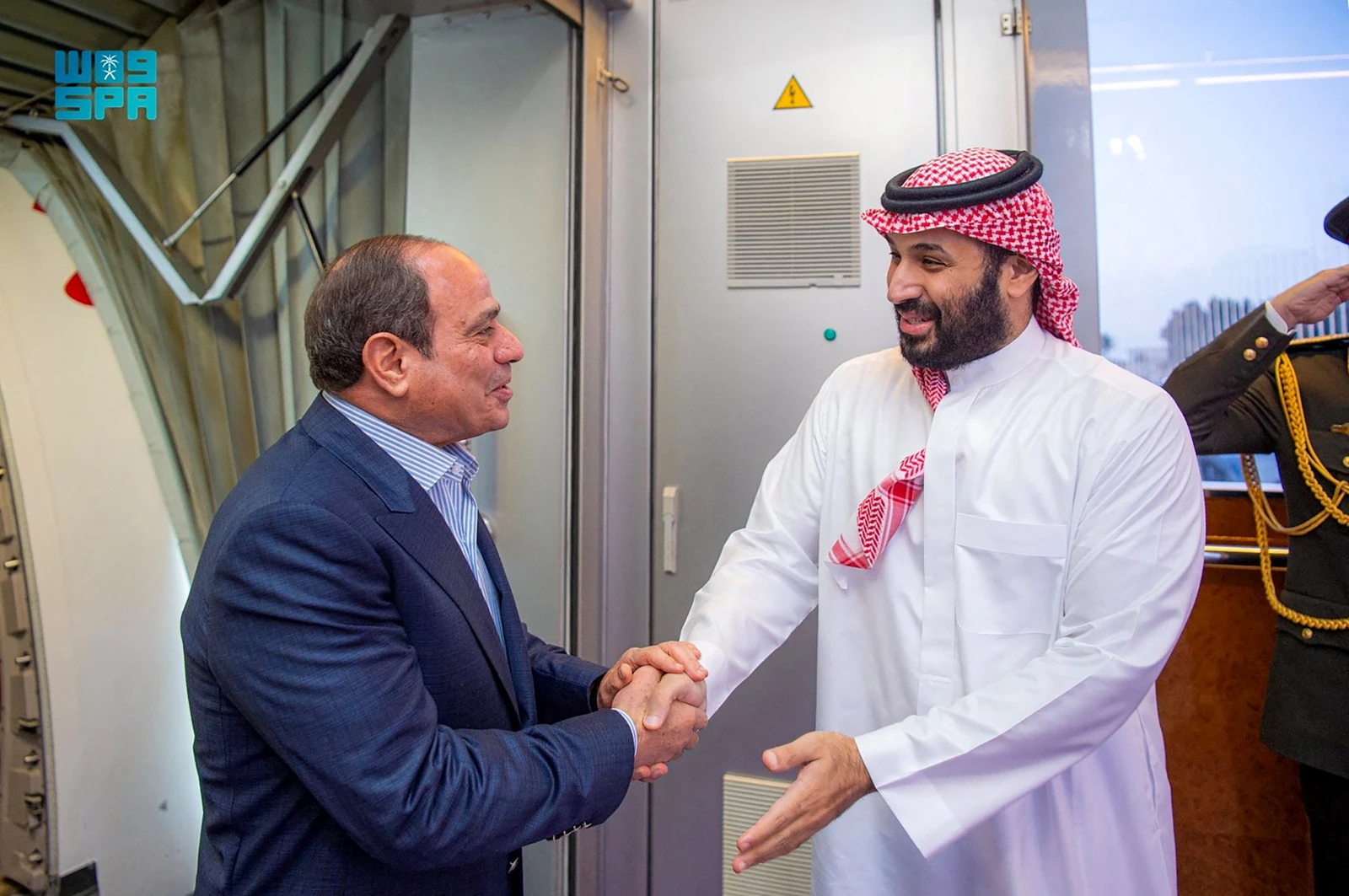 O príncipe herdeiro da Arábia Saudita parte para o Egito em visita de Estado