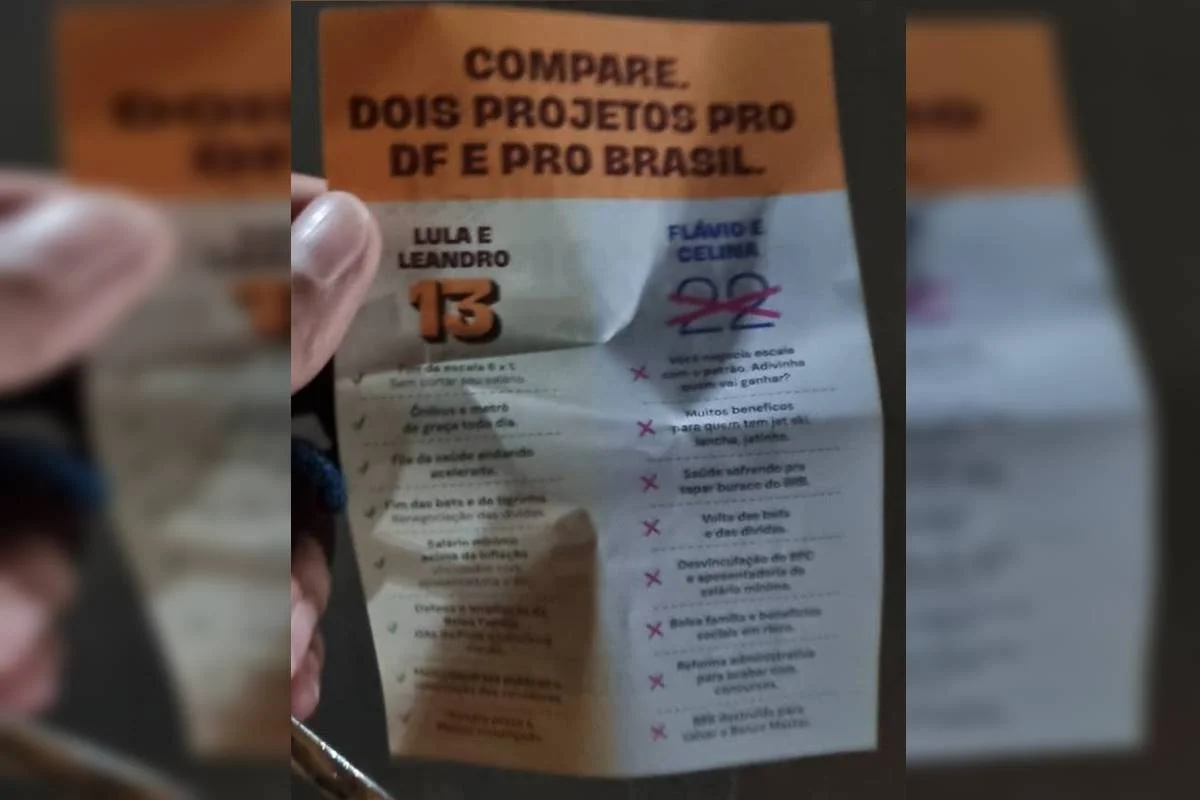 PT diz que panfleto com número 22 atribuído a Celina "respeita legislação"