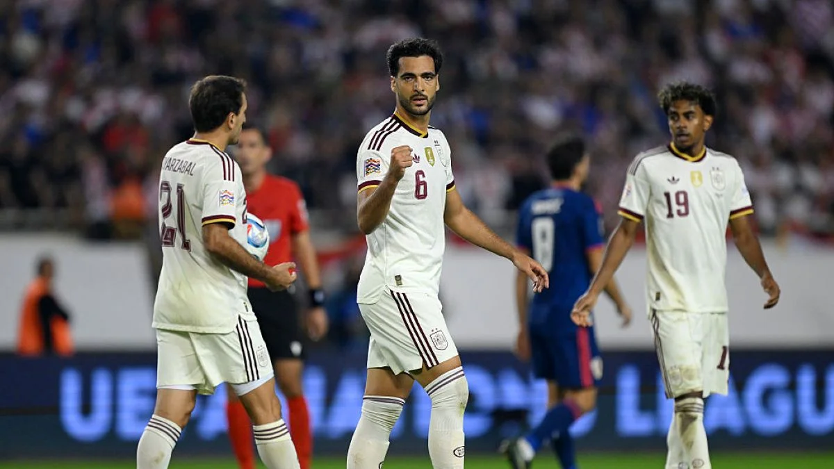 Com dois gols de Mikel Merino, Espanha vence a Croácia e avança na Nations