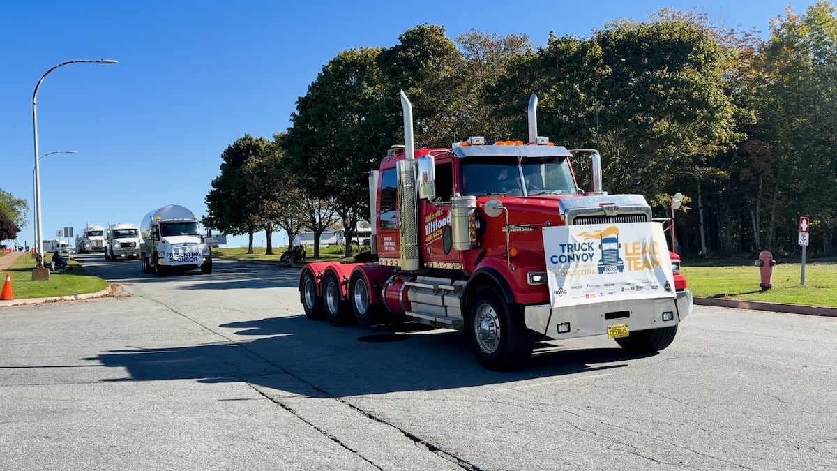 Big rigs roll through Dartmouth to support Special Olympics Nova Scotia