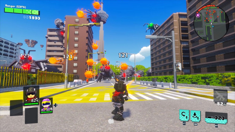 Earth Defense Force: World Brothers 2 traz uma aventura simplificada do game de tiro contra insetos gigantes — Foto: Reprodução/Steam