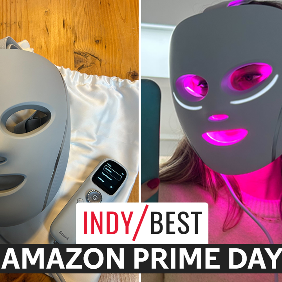 A máscara facial LED da Shark está agora no seu preço mais baixo de todos os tempos