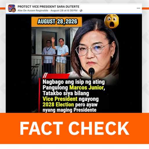 FACT CHECK: Claire Castro quote on Marcos’ plans to run for VP is fake