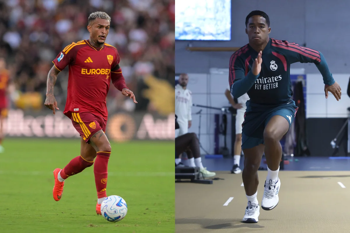 Foto colorida de Wesley e Endrick - Metrópoles
