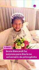 Bruna Biancardi faz surpresa para Mavie no aniversário de 3 anos da primogênita
