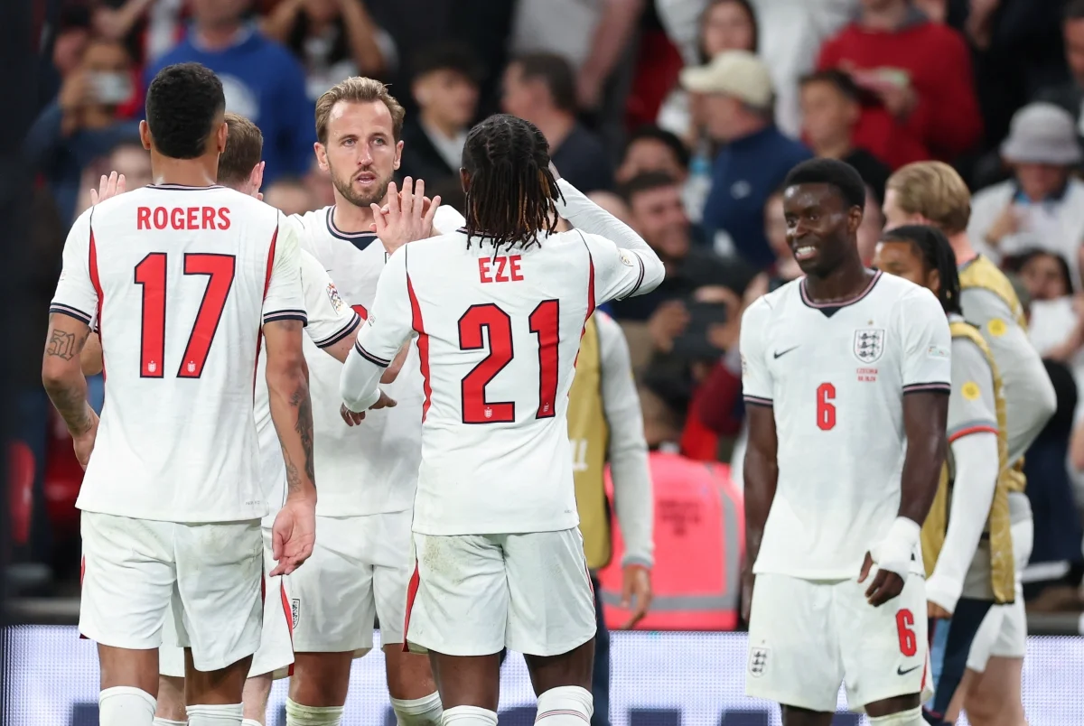 Inglaterra vence a Tchéquia na Nations League
