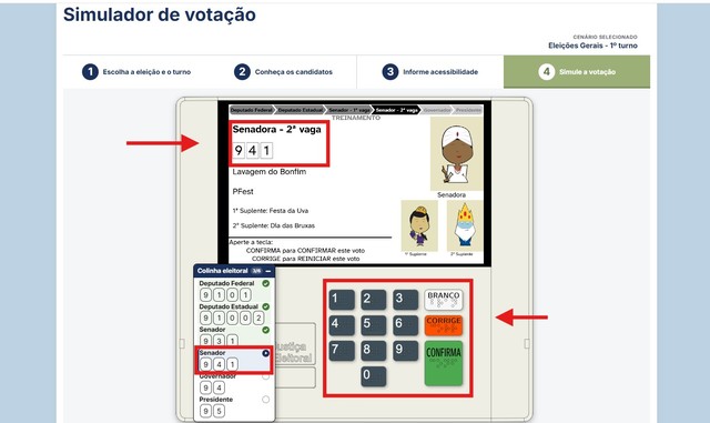Como votar na urna eletrônica nas Eleições 2026: veja ordem de votação