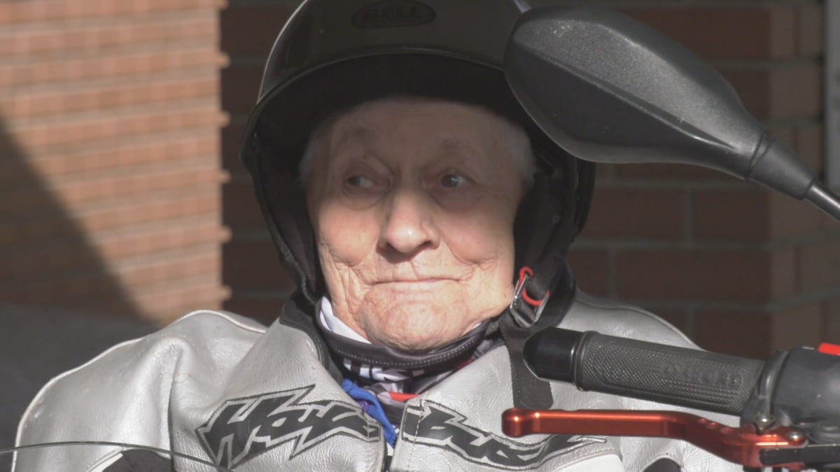 95-year-old’s wish to ride a motorcycle again made