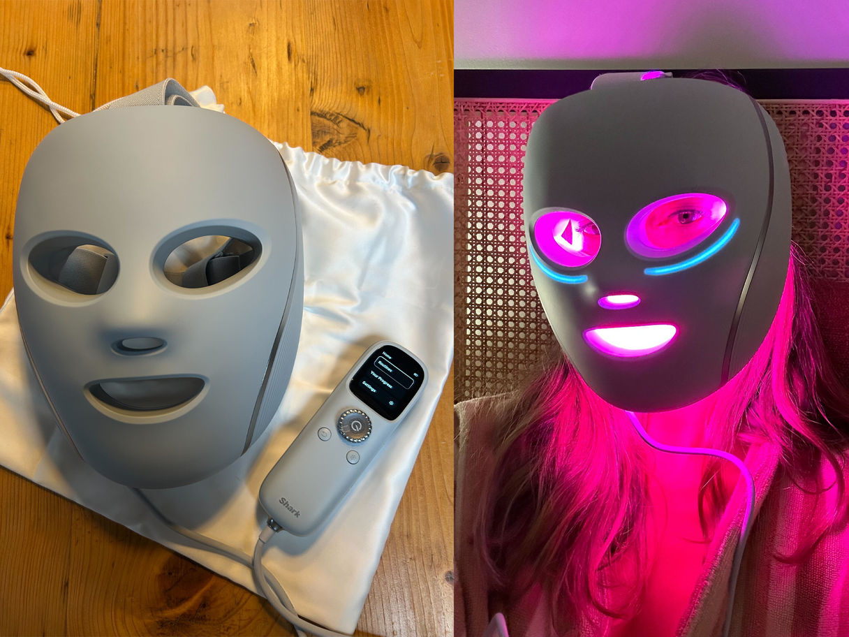 shark led face mask review