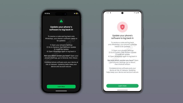WhatsApp começou a bloquear login em celular desatualizado; entenda