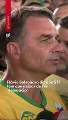 Flávio Bolsonaro diz que ministros do STF atuam como 'agentes políticos do Lula'