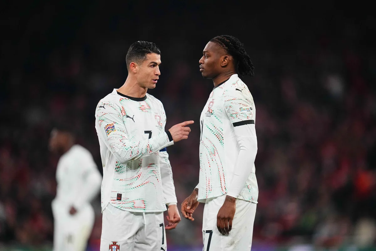 Rafael Leão assume a camisa 7 de Portugal após saída de Cristiano Ronaldo