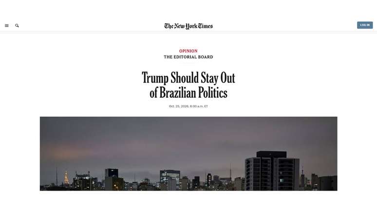 Eleição no Brasil é vista como termômetro de onda conservadora na imprensa internacional