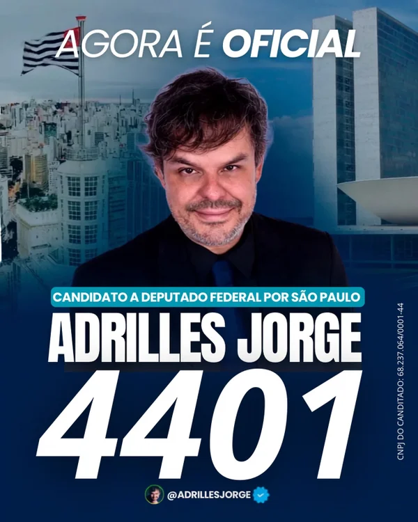 Ex-BBB Adrilles Jorge perde eleição a deputado federal por SP; veja eleitos - destaque galeria