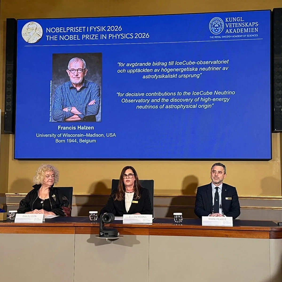 Ganhador do Nobel de Física usa gelo para captar "partículas fantasmas"