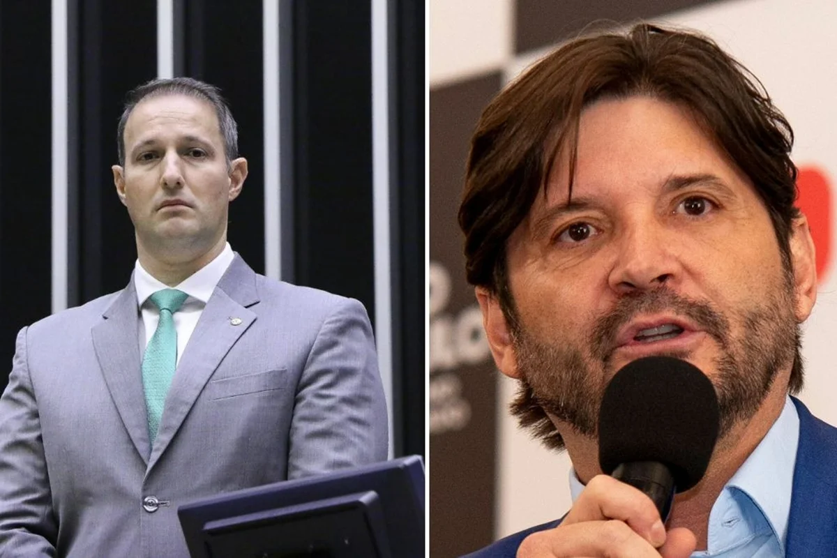 Derrite e André do Prado