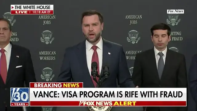 JD Vance says Microsoft is suspended from green card program after alleging abuse.mp4
